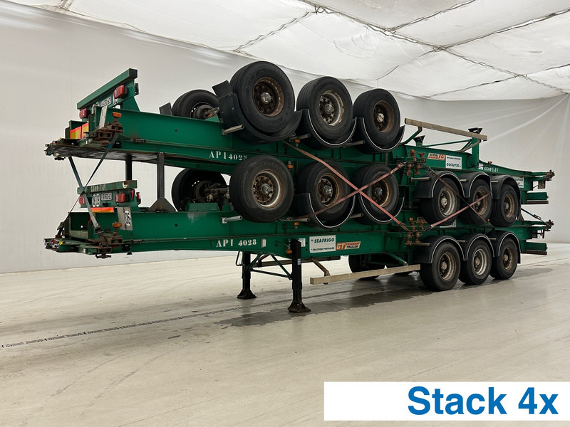 GT Trailers 4 x Skelet 2 x 20-40 ft - Poluprikolica za prevoz kontejnera/ Poluprikolica sa promenjivim sandukom: slika 1 GT Trailers 4 x Skelet 2 x 20-40 ft - Poluprikolica za prevoz kontejnera/ Poluprikolica sa promenjivim sandukom: slika 1