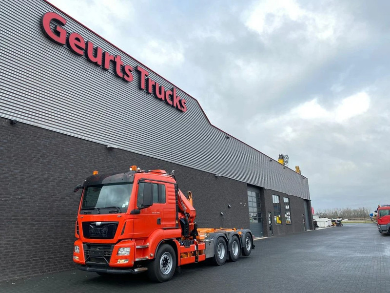 Kamion sa hidrauličnom kukom, Kamion sa dizalicom MAN TGS 35.480 8X4 TRIDEM + 20 TON HAAKARM + HMF 3220-K6 KRAAN/KRAN/CRANE/GRUA: slika 9