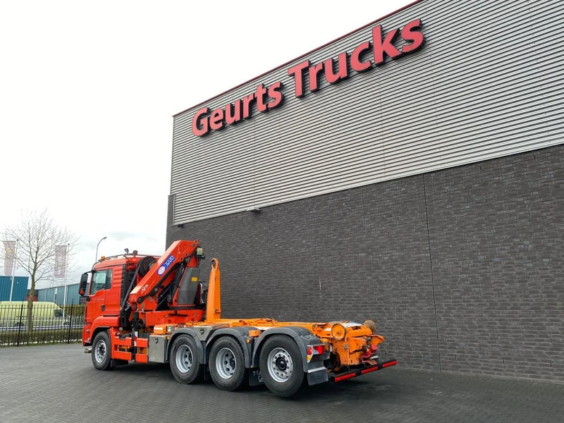 Kamion sa hidrauličnom kukom, Kamion sa dizalicom MAN TGS 35.480 8X4 TRIDEM + 20 TON HAAKARM + HMF 3220-K6 KRAAN/KRAN/CRANE/GRUA: slika 10
