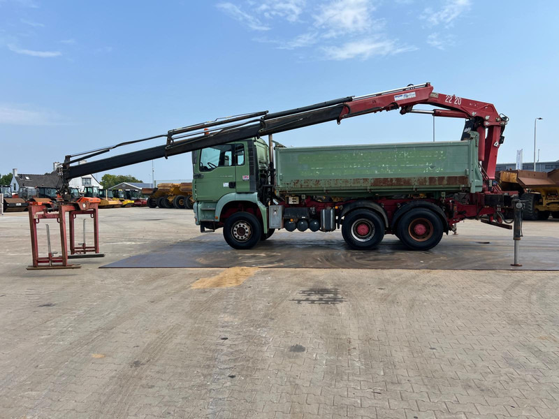 MAN TGA 26.480 tipper + HMF crane - Istovarivač, Kamion sa dizalicom: slika 2 MAN TGA 26.480 tipper + HMF crane - Istovarivač, Kamion sa dizalicom: slika 2