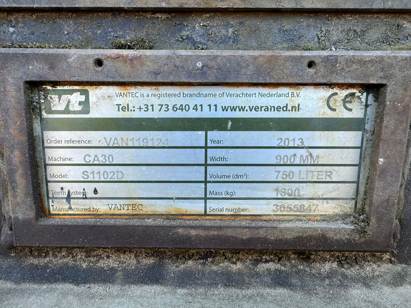 Verachtert Vantec CW40 / CW30 sorting grapple - Kuka: slika 4 Verachtert Vantec CW40 / CW30 sorting grapple - Kuka: slika 4