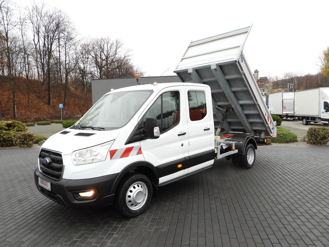 Dostavno vozilo kiper FORD TRANSIT TIPPER DOUBLE CABIN DOKA 6 SEATS CRUISE CONTROL LED LIGHTS TWIN WHEELS AIR CONDITIONING  170HP: slika 18