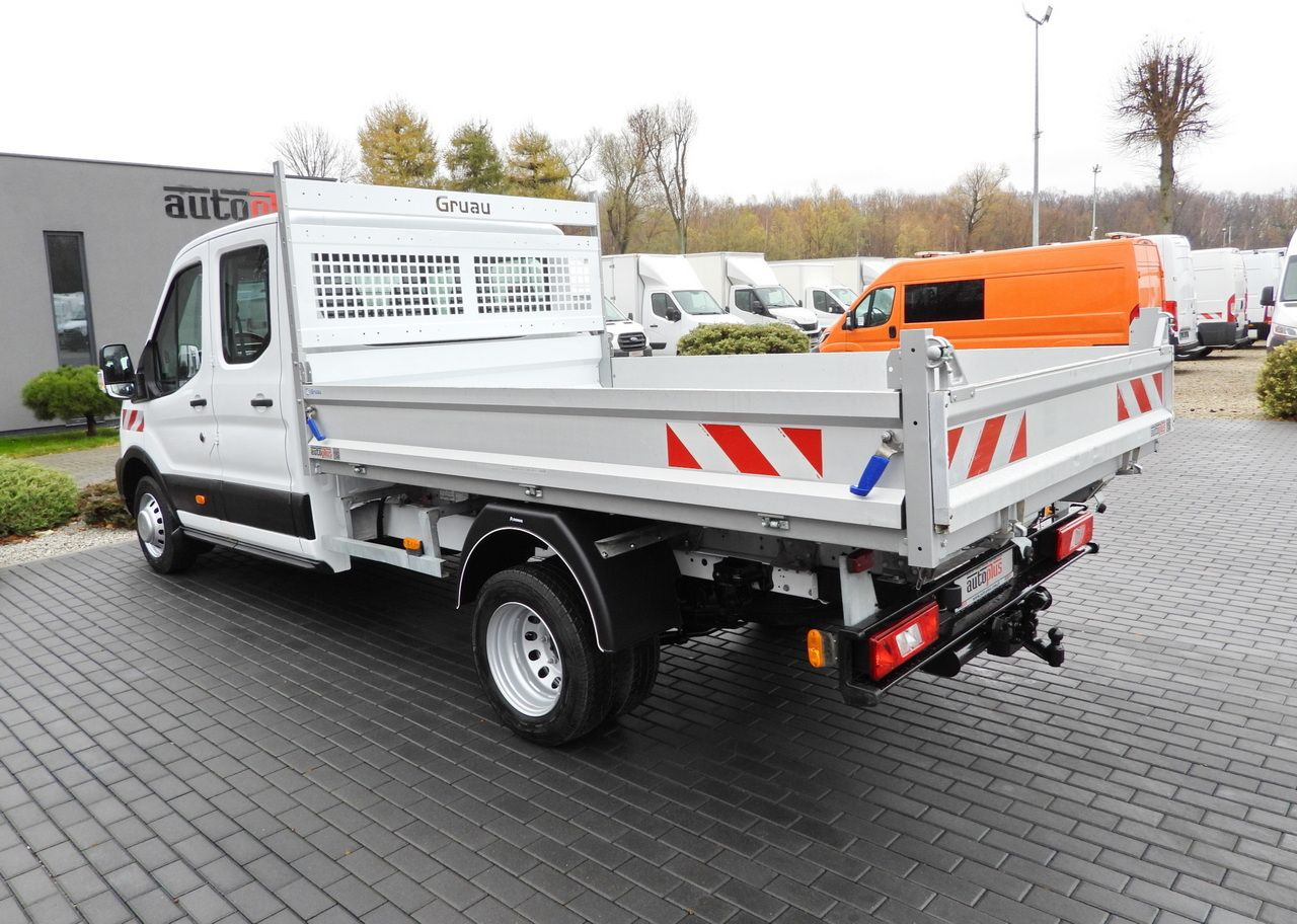 Dostavno vozilo kiper FORD TRANSIT TIPPER DOUBLE CABIN DOKA 6 SEATS CRUISE CONTROL LED LIGHTS TWIN WHEELS AIR CONDITIONING  170HP: slika 9