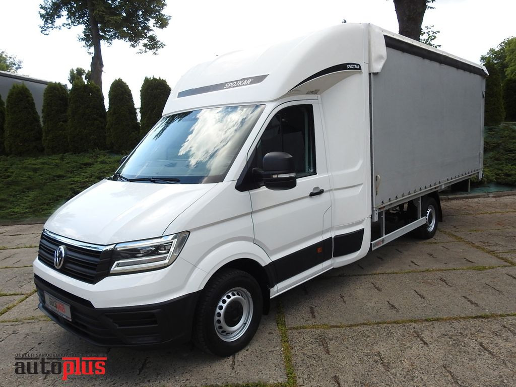 Dostavno vozilo sa ceradom, Dostavno vozilo sa duplom kabinom Volkswagen CRAFTER PRITSCHE PLANE 10 PALETTEN TEMPOMAT A/C: slika 1