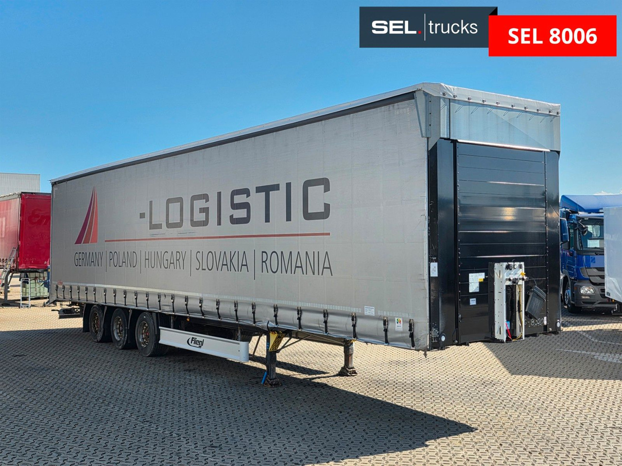 Fliegl SDS01 / Hubdach / EDSCHA / Mega / Liftachse - Poluprikolica sa ceradom: slika 3 Fliegl SDS01 / Hubdach / EDSCHA / Mega / Liftachse - Poluprikolica sa ceradom: slika 3