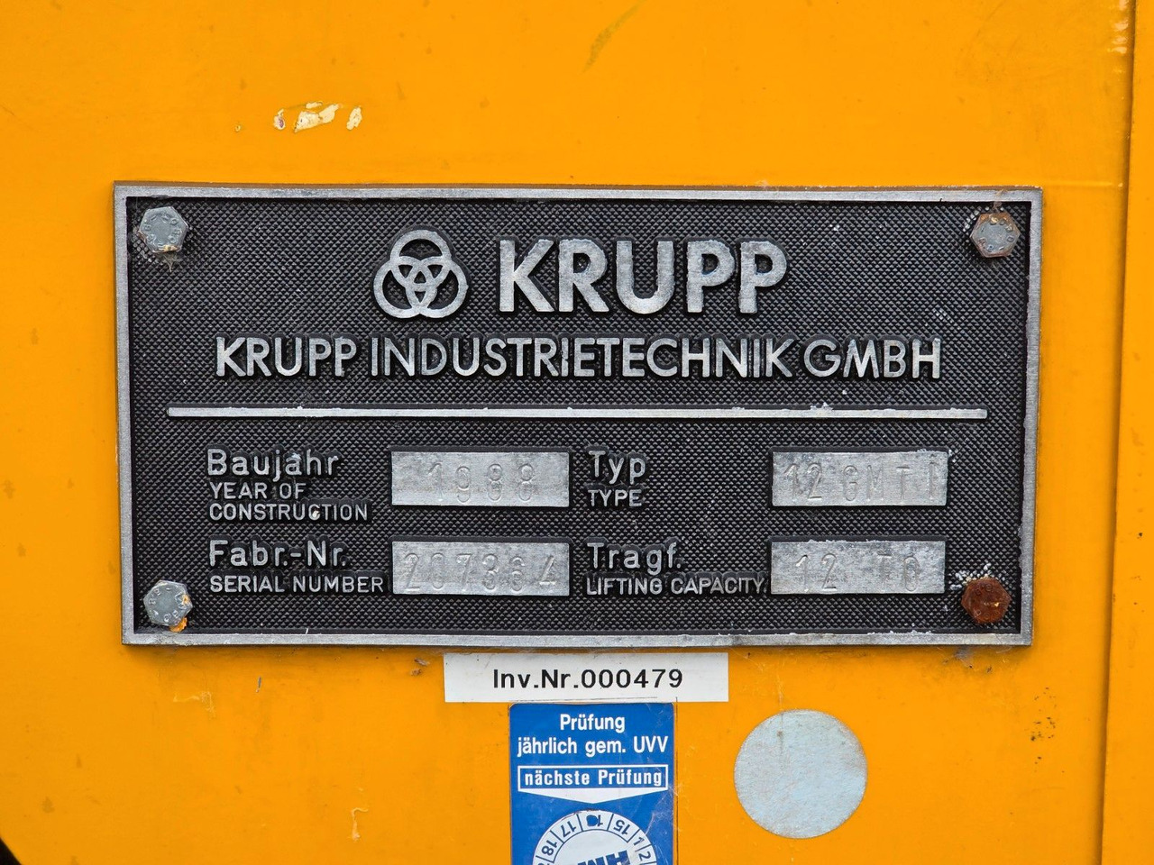 Kamion sa dizalicom Krupp 12 GMTI Mobilkran: slika 30