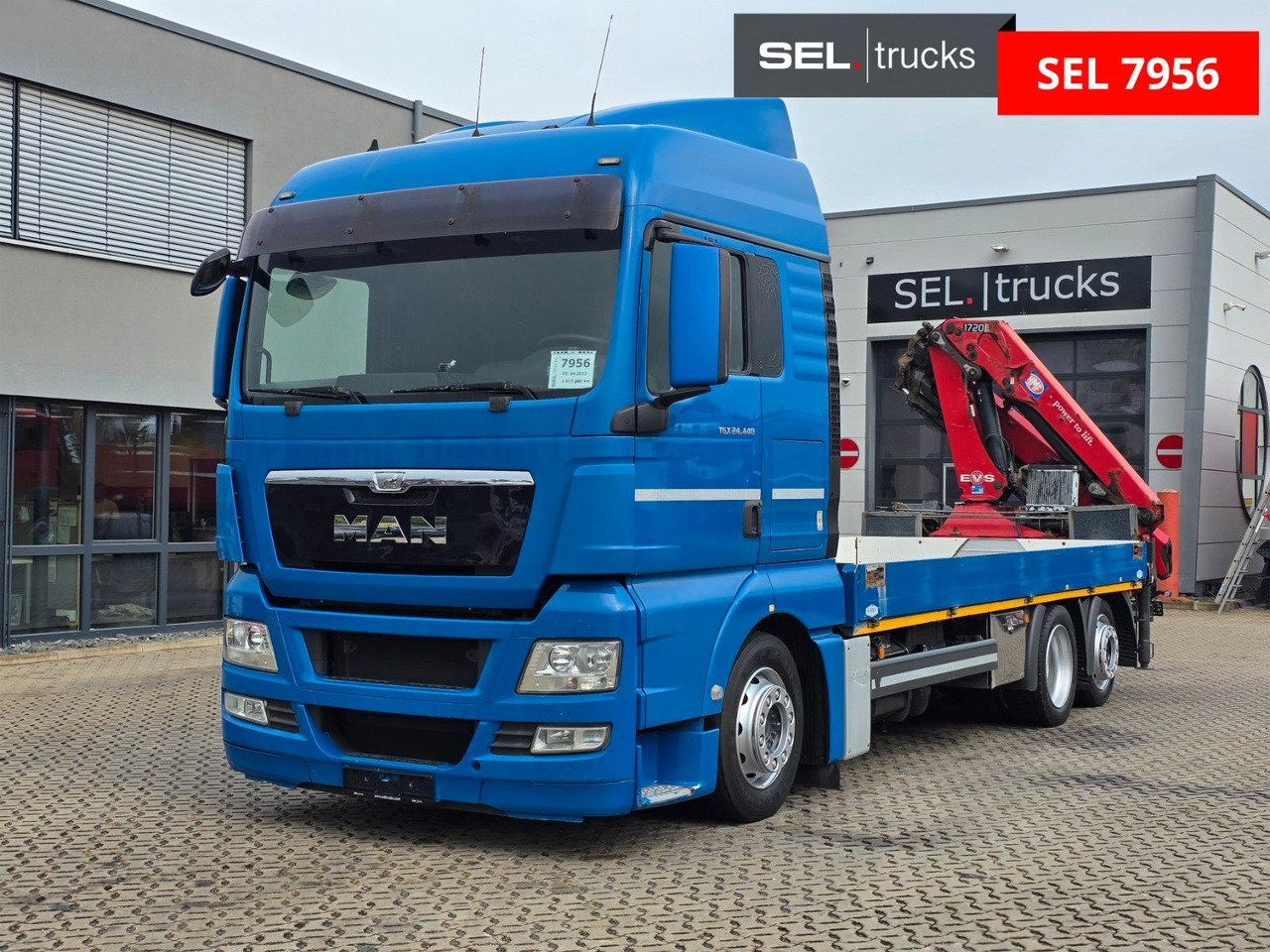 MAN TGX 24.440 6X2-2 LL-U / Intarder / HMF / Fernb. - Kamion sa dizalicom: slika 1 MAN TGX 24.440 6X2-2 LL-U / Intarder / HMF / Fernb. - Kamion sa dizalicom: slika 1