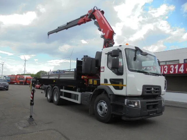Novu Kamion sa tovarnim sandukom, Kamion sa dizalicom Renault 320 6X4 + FASSI F245 DEMO UNUSED NL TRUCK: slika 9