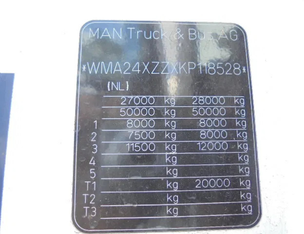 Tegljač MAN TGX 26.500 XXL TUV APK 03-26 NL TRUCK 16X IN STOCK: slika 19 Tegljač MAN TGX 26.500 XXL TUV APK 03-26 NL TRUCK 16X IN STOCK: slika 19