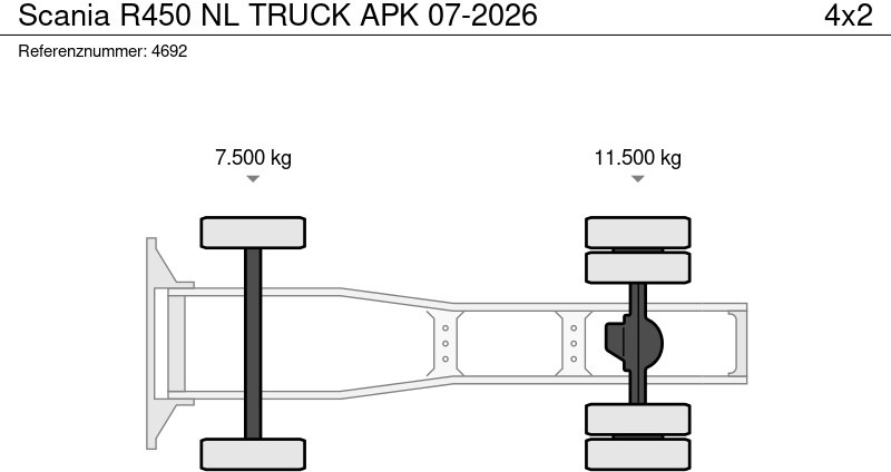 Tegljač Scania R450 NL TRUCK APK 07-2026: slika 20 Tegljač Scania R450 NL TRUCK APK 07-2026: slika 20