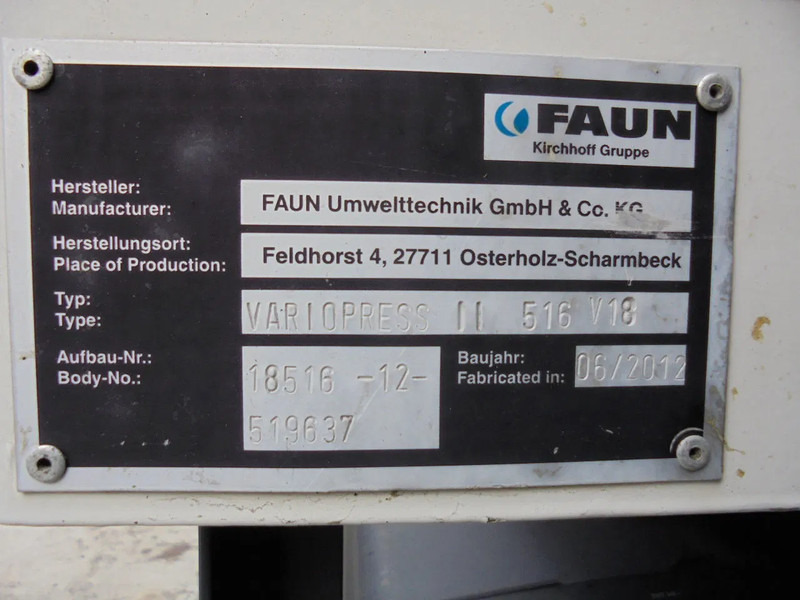 Kamion za smeće Volvo FE 260 EEV K NL TRUCK: slika 12 Kamion za smeće Volvo FE 260 EEV K NL TRUCK: slika 12