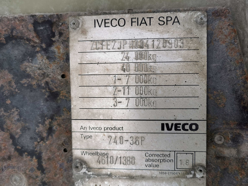 Kamion sa tovarnim sandukom Iveco Turbostar 240-36 platform truck: slika 9