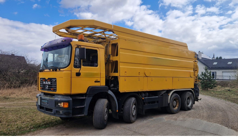MAN 35.464 channel cleaner, 8x4 full spring, manual - Vakuumska cisterna: slika 1 MAN 35.464 channel cleaner, 8x4 full spring, manual - Vakuumska cisterna: slika 1