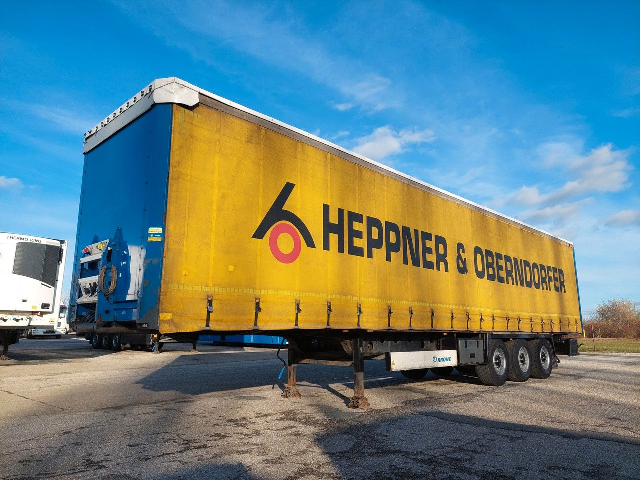 Krone SD Standard Coil Mulde lenkbare Hinterachse - Poluprikolica sa ceradom: slika 1 Krone SD Standard Coil Mulde lenkbare Hinterachse - Poluprikolica sa ceradom: slika 1