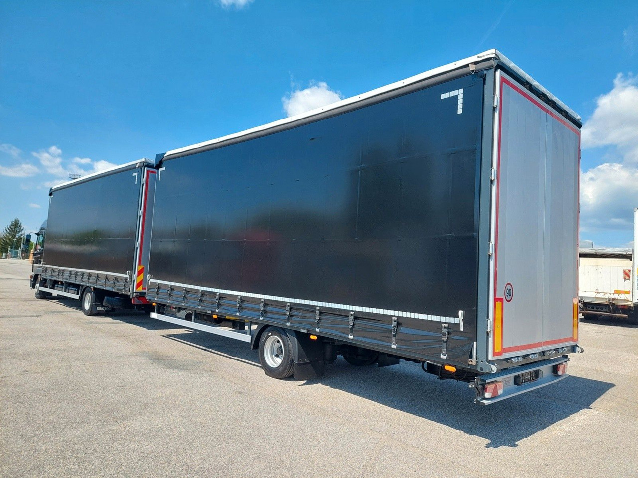 MAN TGL 12.250 BL 4x2 + Anhänger KONAR 38 Paletten - Kamion sa ceradom: slika 3 MAN TGL 12.250 BL 4x2 + Anhänger KONAR 38 Paletten - Kamion sa ceradom: slika 3
