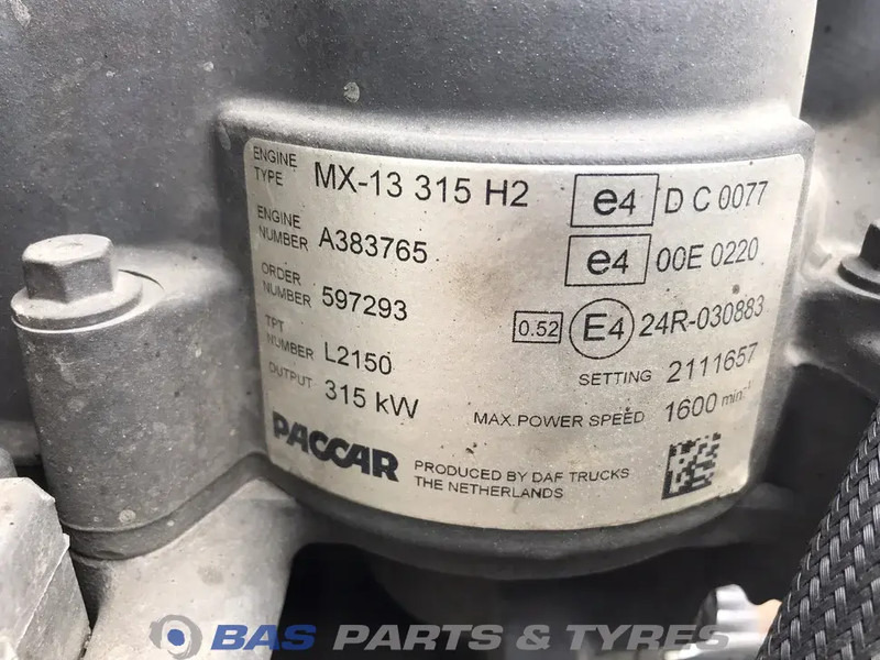 DAF CF Euro 6 Motor DAF MX13 315 H2 2148415 - Motor za Kamion: slika 5 DAF CF Euro 6 Motor DAF MX13 315 H2 2148415 - Motor za Kamion: slika 5