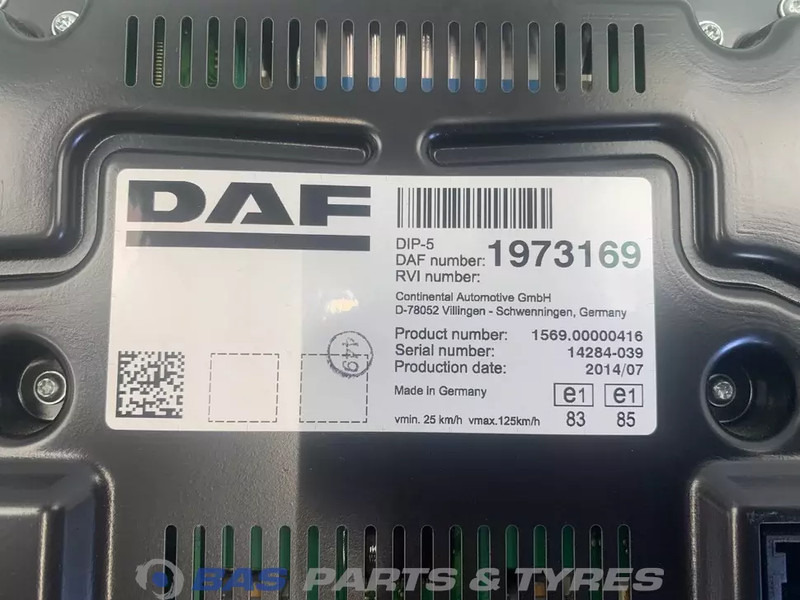 DAF XF106 - Komandna tabla za Kamion: slika 3 DAF XF106 - Komandna tabla za Kamion: slika 3