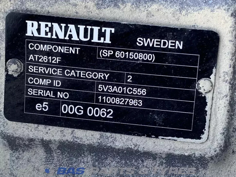 Renault T-Serie AT2612F Optidrive Versnellingsbak G0000350 - Menjač za Kamion: slika 5 Renault T-Serie AT2612F Optidrive Versnellingsbak G0000350 - Menjač za Kamion: slika 5