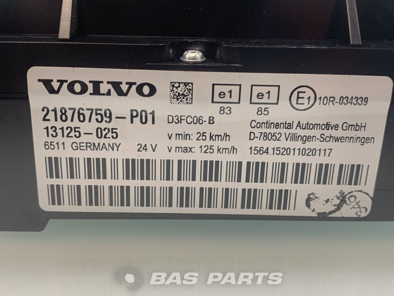 Volvo FL Euro 6 Instrumentenpaneel Volvo 21876759 - Komandna tabla za Kamion: slika 3 Volvo FL Euro 6 Instrumentenpaneel Volvo 21876759 - Komandna tabla za Kamion: slika 3