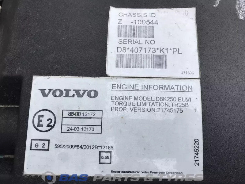 Volvo FL Euro 6 Motor Volvo D8K 250 K1 21961382 - Motor za Kamion: slika 5 Volvo FL Euro 6 Motor Volvo D8K 250 K1 21961382 - Motor za Kamion: slika 5