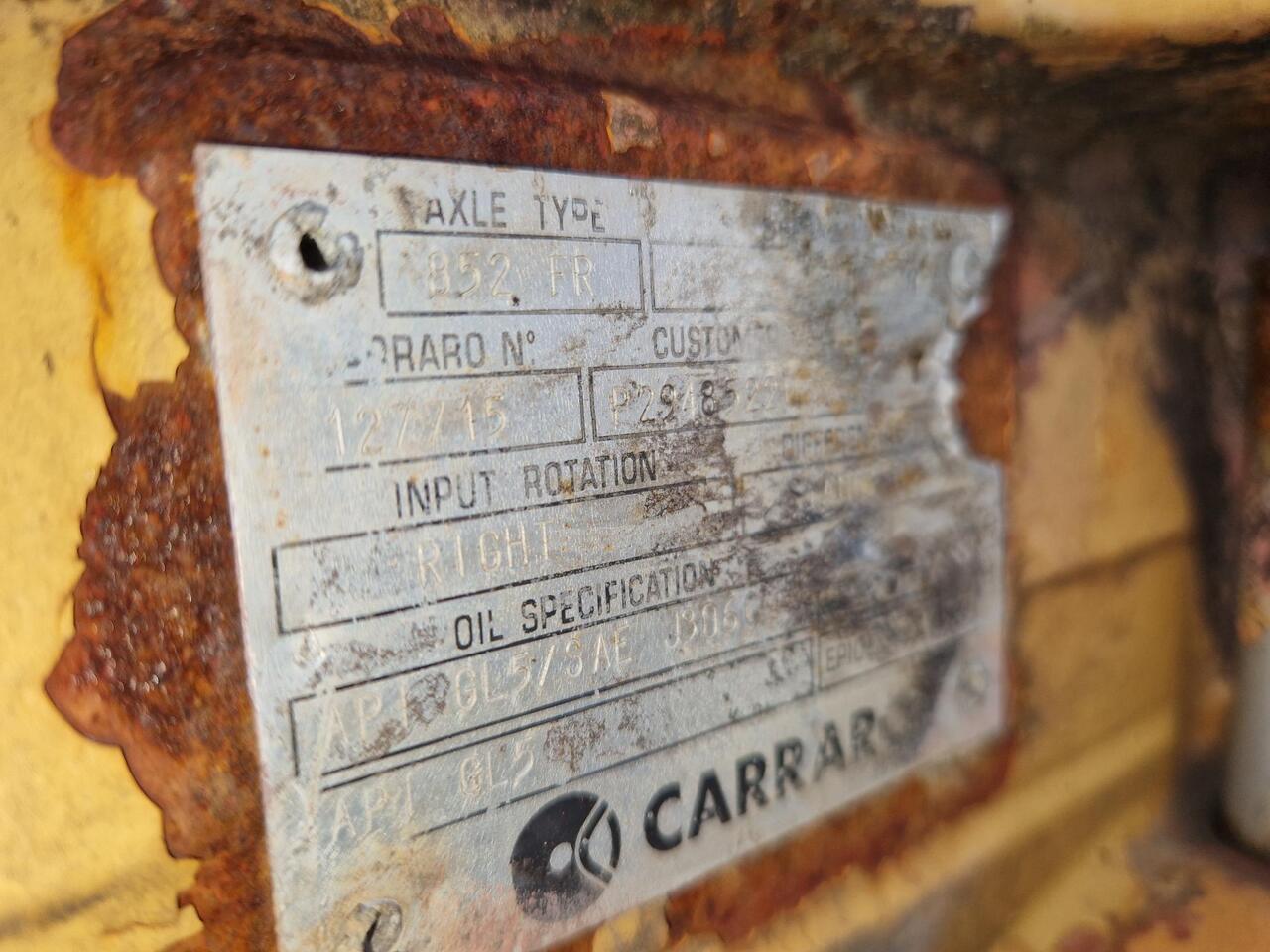 EJES CARRARO 852 FR PAR CASE 1288 - Osovina i delovi za Građevinska mašina: slika 3 EJES CARRARO 852 FR PAR CASE 1288 - Osovina i delovi za Građevinska mašina: slika 3