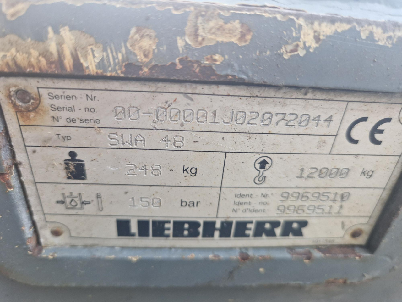 ENGANCHE RAPIDO LIEBHERR SWA48 - Brza spojnica za Građevinska mašina: slika 3 ENGANCHE RAPIDO LIEBHERR SWA48 - Brza spojnica za Građevinska mašina: slika 3
