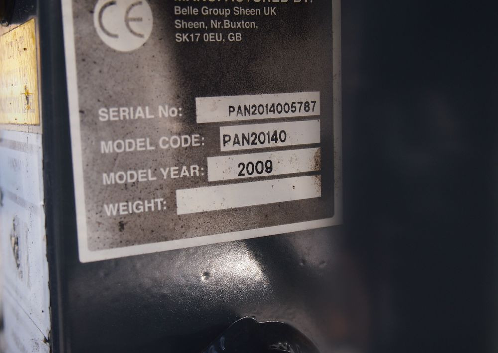 Agregat hydrauliczny Belle PAN 20140 2009 Agregat hydrauliczny BELLE - Građevinska oprema: slika 5 Agregat hydrauliczny Belle PAN 20140 2009 Agregat hydrauliczny BELLE - Građevinska oprema: slika 5