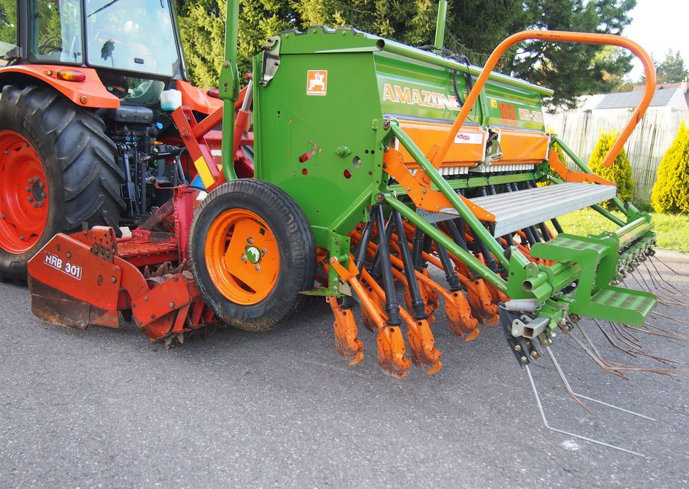 Kombinovana mašina za setvu Agregat uprawowo-siewny Amazone HRB 301 I D9-30 2005 Agregat uprawowo siewny KUHN AMAZONE szerokość robocza 3m: slika 10