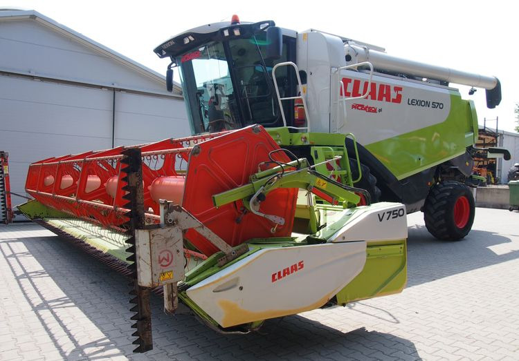 Kombajn zbożawy Claas Lexon 570 Kombajn zbożowy CLAAS LEXION 570+ heder VARIO 7,5m - Kombinovani kombajn: slika 2 Kombajn zbożawy Claas Lexon 570 Kombajn zbożowy CLAAS LEXION 570+ heder VARIO 7,5m - Kombinovani kombajn: slika 2