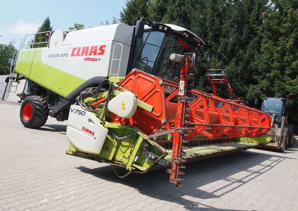 Kombajn zbożawy Claas Lexon 570 Kombajn zbożowy CLAAS LEXION 570+ heder VARIO 7,5m - Kombinovani kombajn: slika 3 Kombajn zbożawy Claas Lexon 570 Kombajn zbożowy CLAAS LEXION 570+ heder VARIO 7,5m - Kombinovani kombajn: slika 3