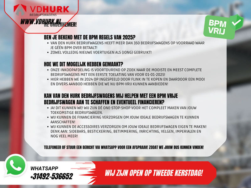 Minibus, Putnički kombi Mercedes-Benz Sprinter 313 2.2 CDI Aut. L2H2 € 9.922 Incl. BTW EXPORT Combi/ 9 Persoons/ Kombi/ 9P/ Airco/ Rolstoellift/ Electr. deur/ APK 9-2026: slika 8