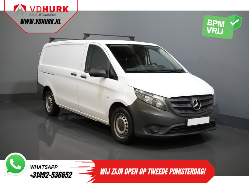 Mercedes-Benz Vito 116 CDI Aut. L2 RWD BPM VRIJ! Standkachel/ Navi/ Stoelverw./ Carplay/ Camera/ Cruise/ Trekhaak/ Airco - Mali kombi: slika 1 Mercedes-Benz Vito 116 CDI Aut. L2 RWD BPM VRIJ! Standkachel/ Navi/ Stoelverw./ Carplay/ Camera/ Cruise/ Trekhaak/ Airco - Mali kombi: slika 1