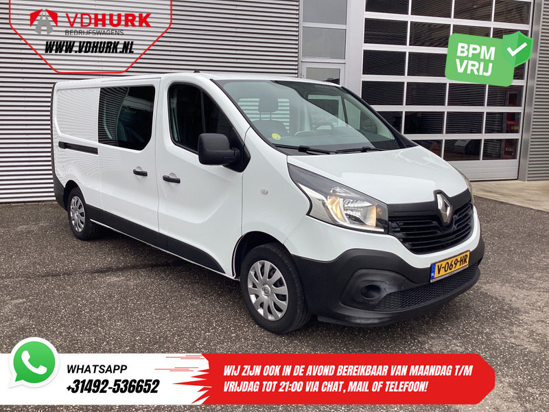 Renault Trafic 1.6 dCi 125 pk L2 DC Dubbel Cabine BPM VRIJ NL Auto/ Camera/ Cruise/ Navi/ Airco/ Trekhaak - Mali kombi, Dostavno vozilo sa duplom kabinom: slika 1 Renault Trafic 1.6 dCi 125 pk L2 DC Dubbel Cabine BPM VRIJ NL Auto/ Camera/ Cruise/ Navi/ Airco/ Trekhaak - Mali kombi, Dostavno vozilo sa duplom kabinom: slika 1