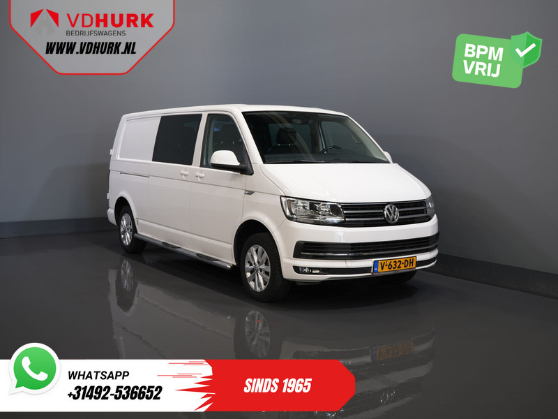 Volkswagen Transporter T6 2.0 TDI 150 pk DSG Aut. L2 Highline E6 DC Dubbel Cabine BPM VRIJ! Carplay/ Alarm/ Leder/ Cruise/ PDC/ Sidebars/ Trekhaak/ LMV - Mali kombi, Dostavno vozilo sa duplom kabinom: slika 1 Volkswagen Transporter T6 2.0 TDI 150 pk DSG Aut. L2 Highline E6 DC Dubbel Cabine BPM VRIJ! Carplay/ Alarm/ Leder/ Cruise/ PDC/ Sidebars/ Trekhaak/ LMV - Mali kombi, Dostavno vozilo sa duplom kabinom: slika 1