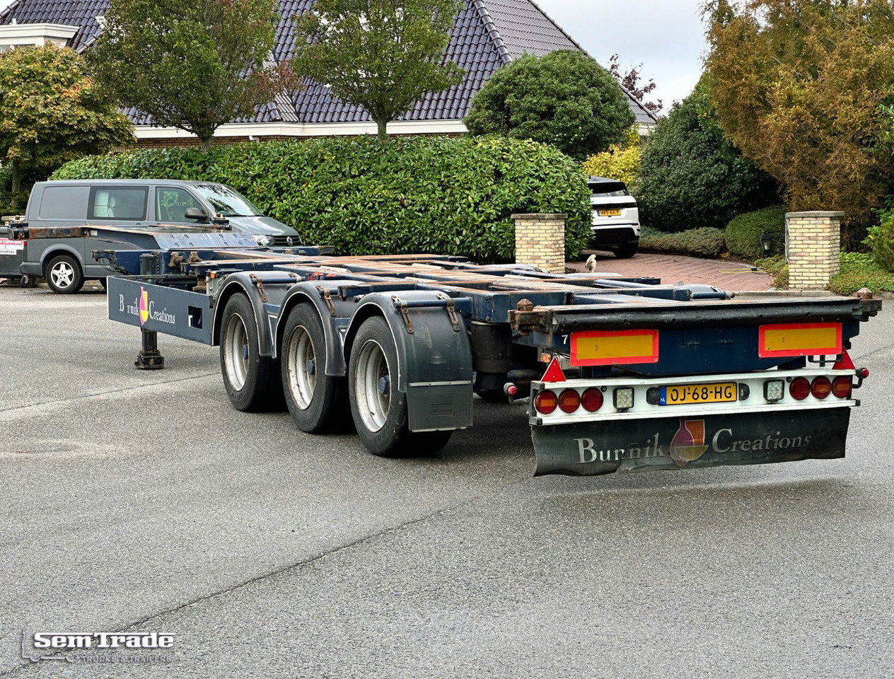 Burg BPO 15-27 Ccxhx BPW Axles Disc Brakes 40 FT. Chassis Lift Axle - Poluprikolica za prevoz kontejnera/ Poluprikolica sa promenjivim sandukom: slika 3 Burg BPO 15-27 Ccxhx BPW Axles Disc Brakes 40 FT. Chassis Lift Axle - Poluprikolica za prevoz kontejnera/ Poluprikolica sa promenjivim sandukom: slika 3