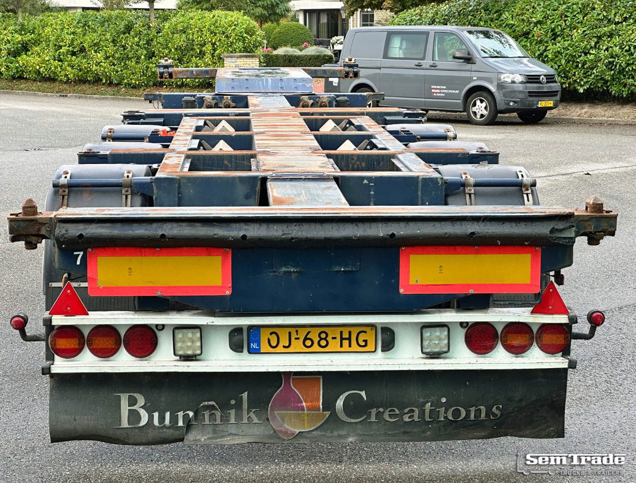 Burg BPO 15-27 Ccxhx BPW Axles Disc Brakes 40 FT. Chassis Lift Axle - Poluprikolica za prevoz kontejnera/ Poluprikolica sa promenjivim sandukom: slika 4 Burg BPO 15-27 Ccxhx BPW Axles Disc Brakes 40 FT. Chassis Lift Axle - Poluprikolica za prevoz kontejnera/ Poluprikolica sa promenjivim sandukom: slika 4