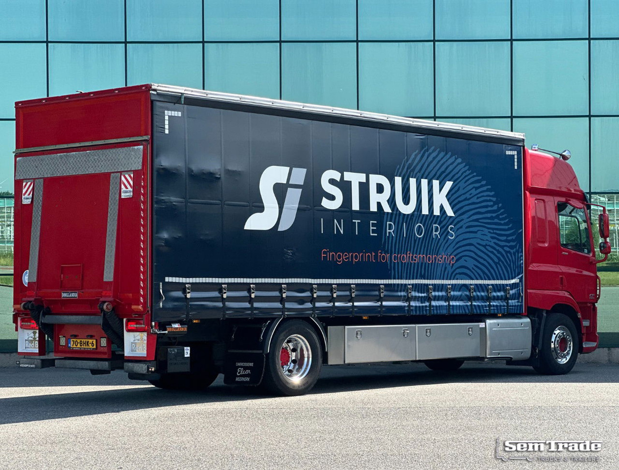 DAF CF 290 FA Space CAB Hardhouten Vloer 2500 KG Klep Nieuw Staat - Kamion sa zatvorenim sandukom: slika 5 DAF CF 290 FA Space CAB Hardhouten Vloer 2500 KG Klep Nieuw Staat - Kamion sa zatvorenim sandukom: slika 5