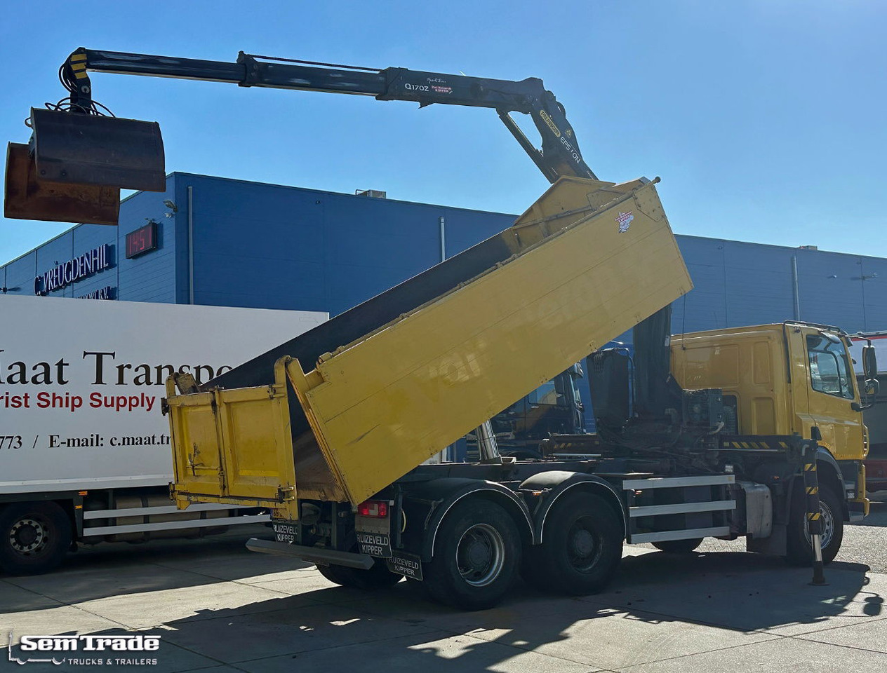 DAF CF 410 FAT 6X4 188.000 KM Palfinger 17 TON/Meter Kraan 2 Zijdige Ruizeveld K - Kamion sa dizalicom: slika 3 DAF CF 410 FAT 6X4 188.000 KM Palfinger 17 TON/Meter Kraan 2 Zijdige Ruizeveld K - Kamion sa dizalicom: slika 3