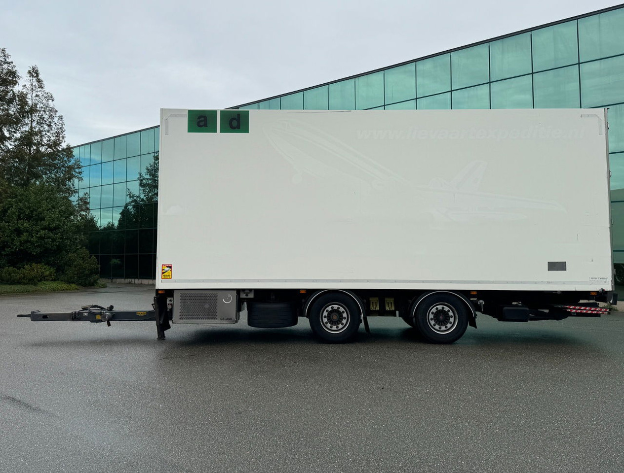DRACO MZS 218 Wipkar 750 x 250 x 290 CM Inside Tail Lift 2021 TRS Iceland TOP Condition NL Trailertrailer - Prikolica hladnjače: slika 2 DRACO MZS 218 Wipkar 750 x 250 x 290 CM Inside Tail Lift 2021 TRS Iceland TOP Condition NL Trailertrailer - Prikolica hladnjače: slika 2