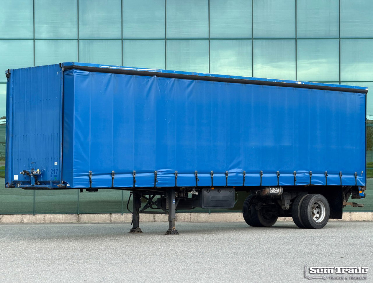 Floor FL0-12-102 City Trailer Tail Lift Good Condition Holland-Trailer - Poluprikolica sa ceradom: slika 1 Floor FL0-12-102 City Trailer Tail Lift Good Condition Holland-Trailer - Poluprikolica sa ceradom: slika 1