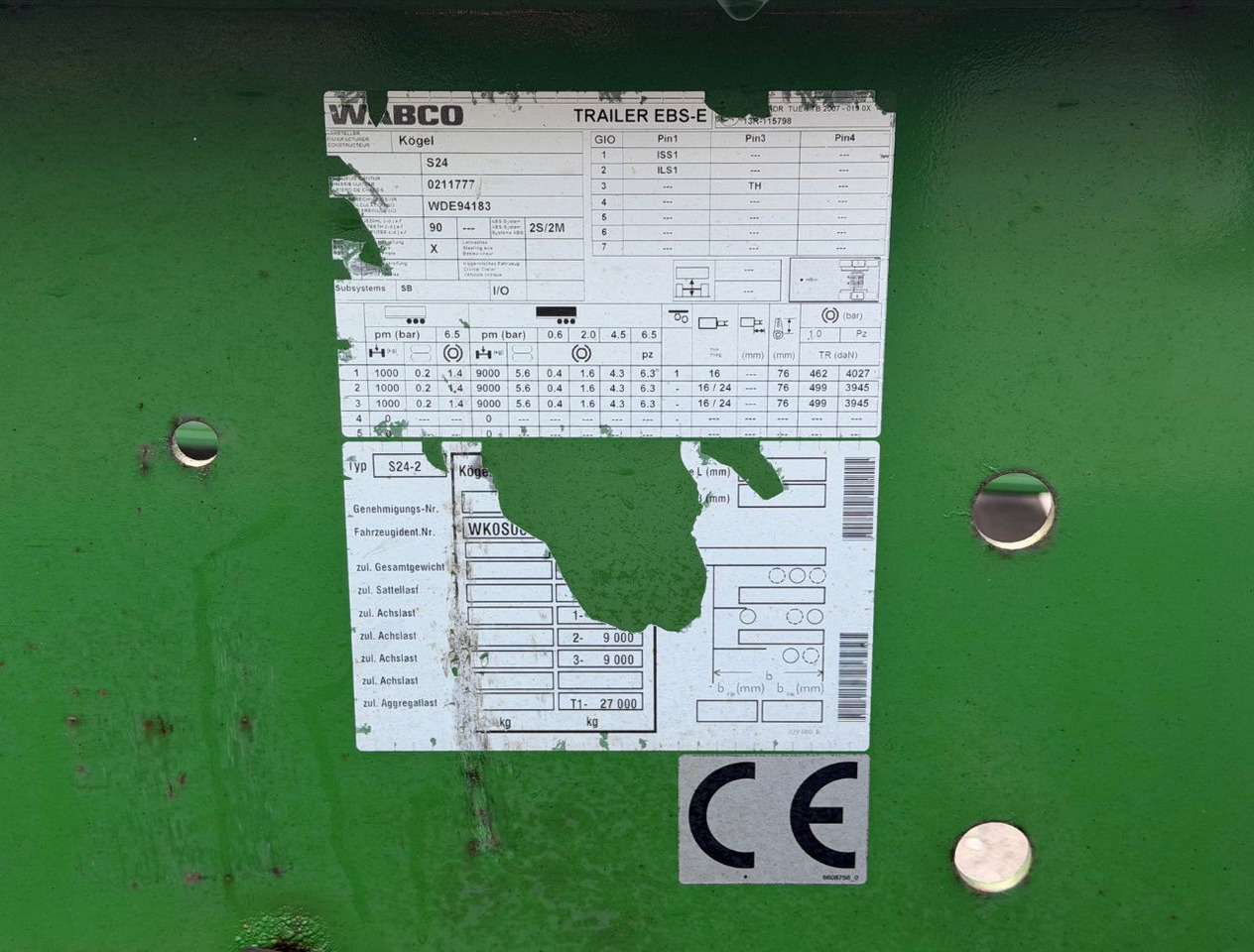 Poluprikolica za prevoz kontejnera/ Poluprikolica sa promenjivim sandukom Kögel S24-2 Back Slider Lift Axle Disc Brakes 3 Pieces Available NL-Trailer: slika 21 Poluprikolica za prevoz kontejnera/ Poluprikolica sa promenjivim sandukom Kögel S24-2 Back Slider Lift Axle Disc Brakes 3 Pieces Available NL-Trailer: slika 21