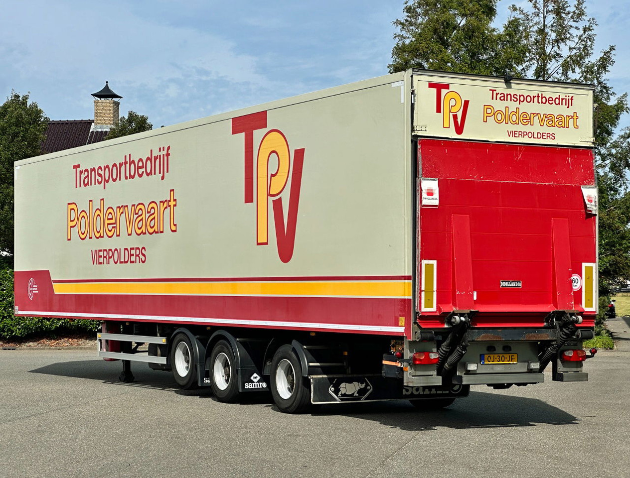 Samro 3-AS Stuuras 3 Tons Achtersluitklep - Poluprikolica hladnjače: slika 3 Samro 3-AS Stuuras 3 Tons Achtersluitklep - Poluprikolica hladnjače: slika 3