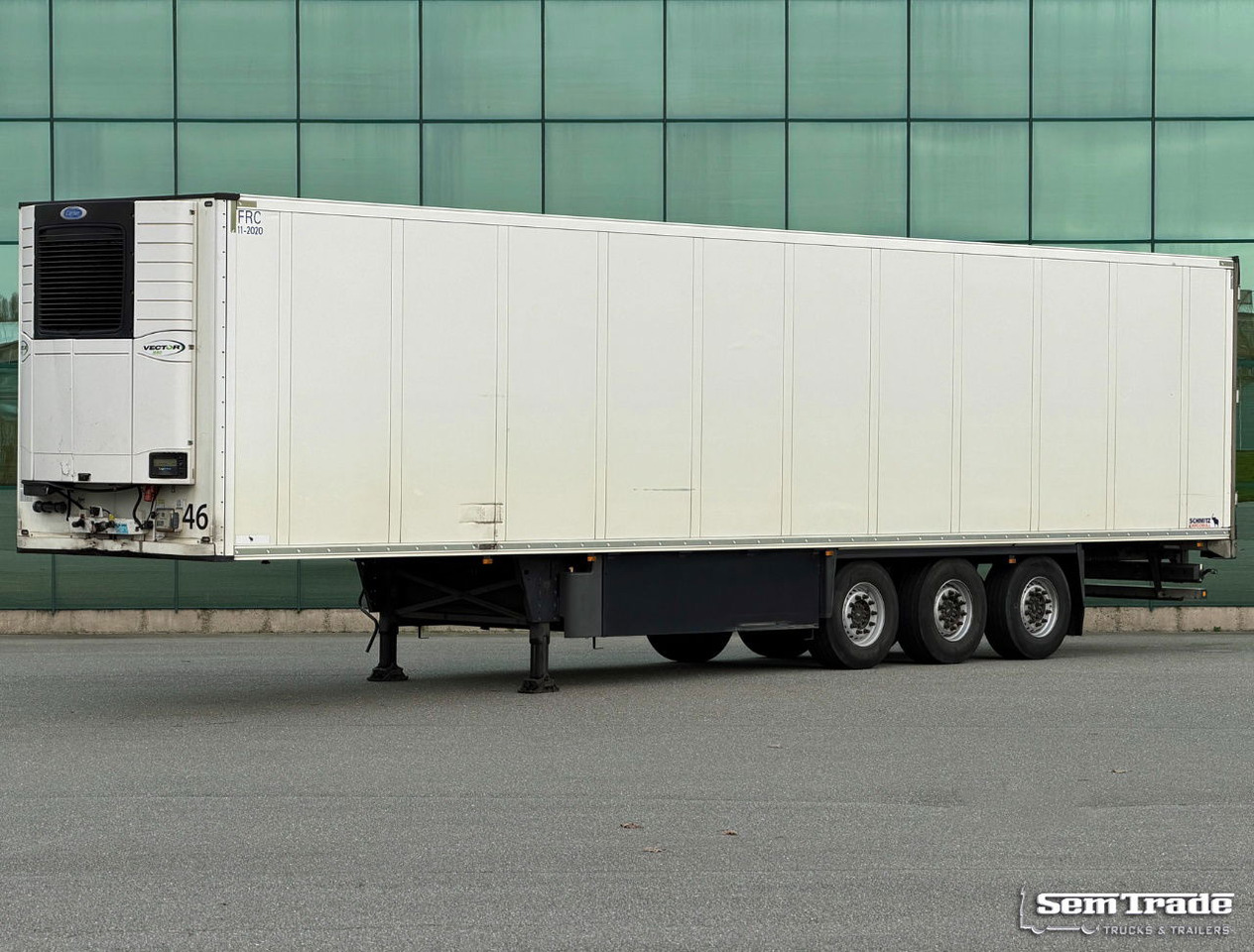 Schmitz Cargobull SCBS3B Carrier Vector 1550 With 6286 Engine Hours Pallet BOX Disc Brakes Belgium-Trailer - Poluprikolica hladnjače: slika 1 Schmitz Cargobull SCBS3B Carrier Vector 1550 With 6286 Engine Hours Pallet BOX Disc Brakes Belgium-Trailer - Poluprikolica hladnjače: slika 1