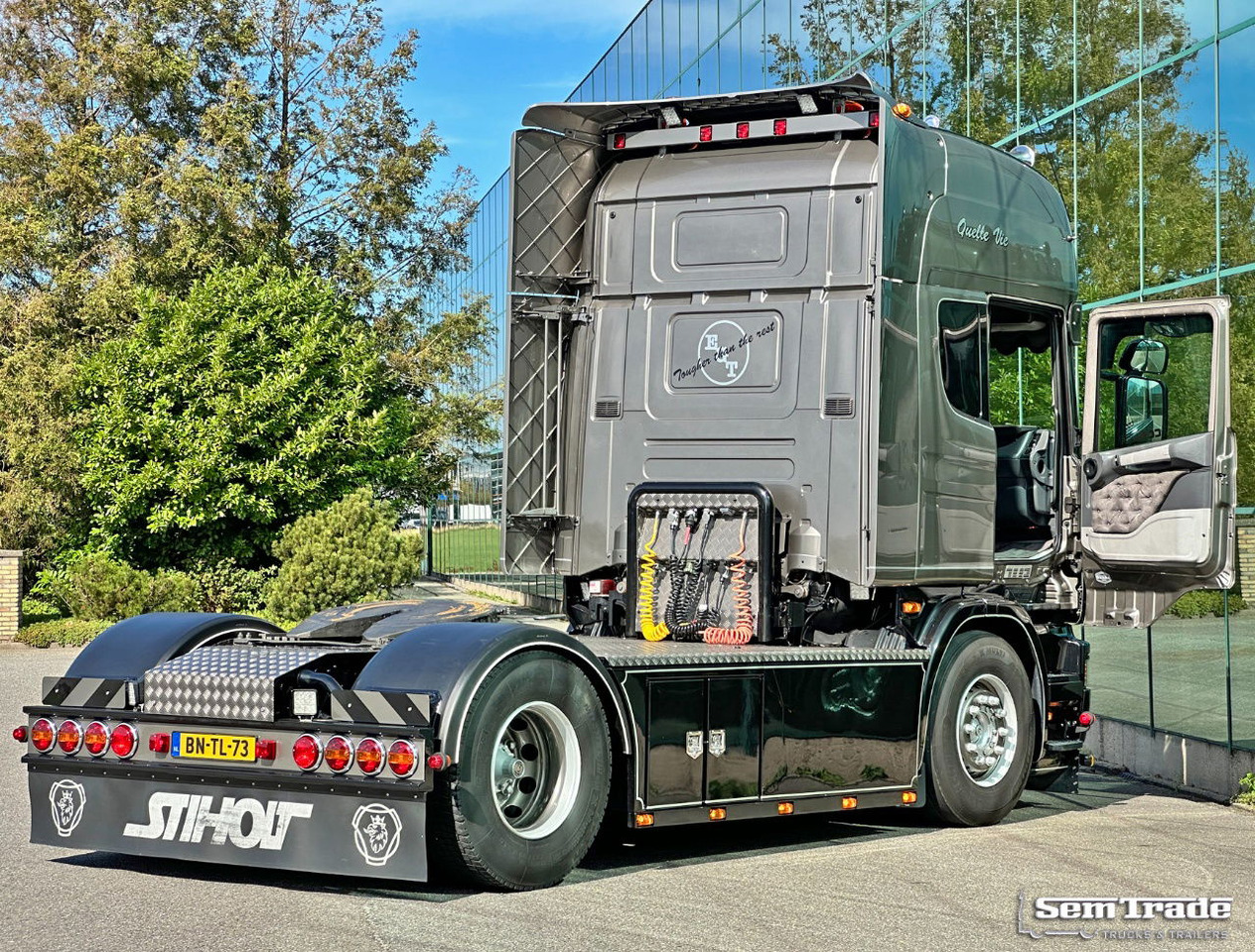 Tegljač Scania R164-480 V8 Retarder Manual Gearbox Showtruck Completely Rebuild Unique Condition: slika 15
