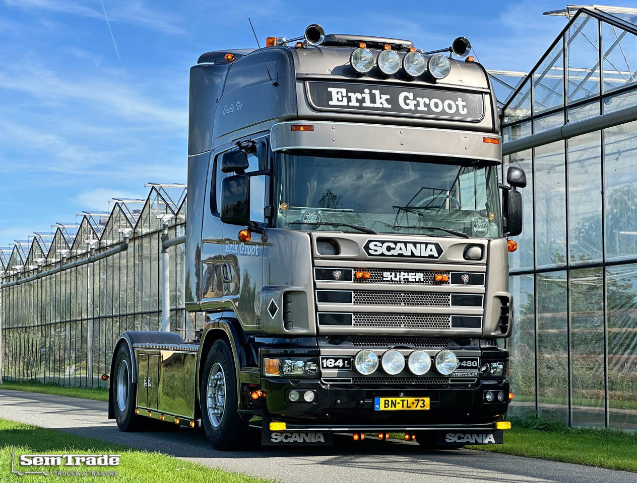 Tegljač Scania R164-480 V8 Retarder Manual Gearbox Showtruck Completely Rebuild Unique Condition: slika 23