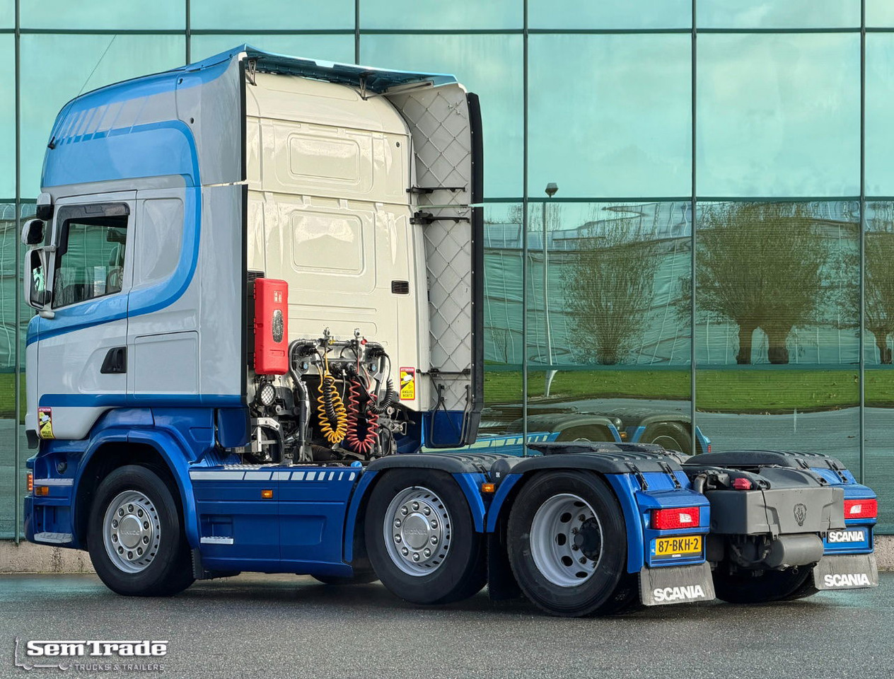 Scania R450 Topline 6X2 Twinsteer Retarder 2X Tanks Park-Cooling NL Truck - Tegljač: slika 3 Scania R450 Topline 6X2 Twinsteer Retarder 2X Tanks Park-Cooling NL Truck - Tegljač: slika 3