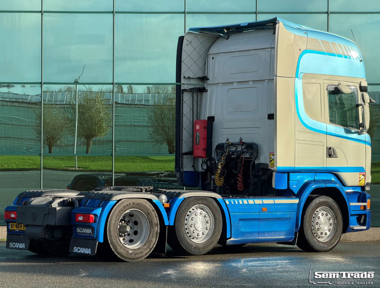 Scania R450 Topline 6X2 Twinsteer Retarder 2X Tanks Park-Cooling NL Truck - Tegljač: slika 4 Scania R450 Topline 6X2 Twinsteer Retarder 2X Tanks Park-Cooling NL Truck - Tegljač: slika 4