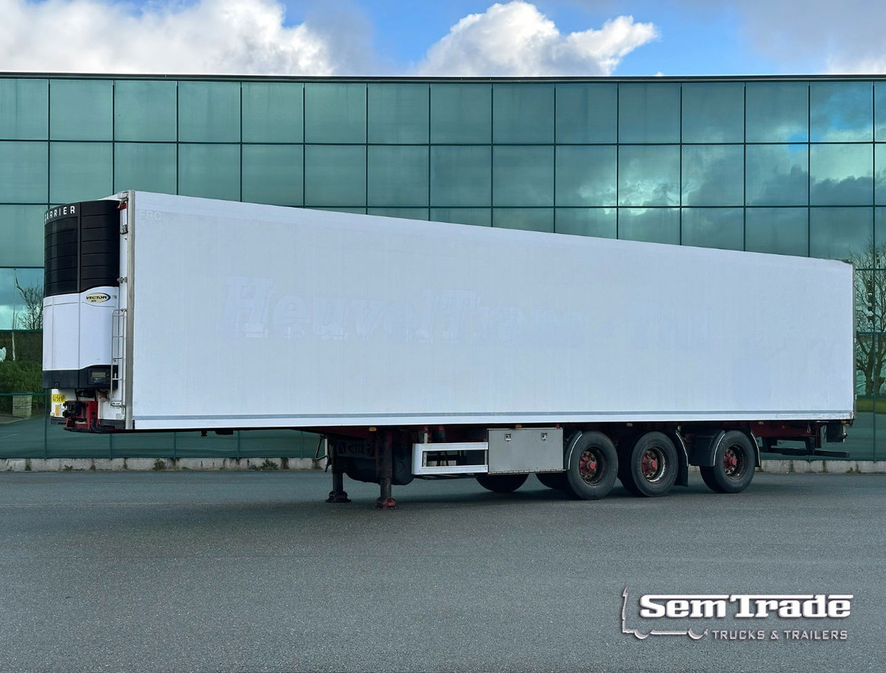 Van Eck 3 AS Koel Vries Carrier Vector 1800 Zeer Mooi Chassis Stuuras Tridec - Poluprikolica hladnjače: slika 1 Van Eck 3 AS Koel Vries Carrier Vector 1800 Zeer Mooi Chassis Stuuras Tridec - Poluprikolica hladnjače: slika 1