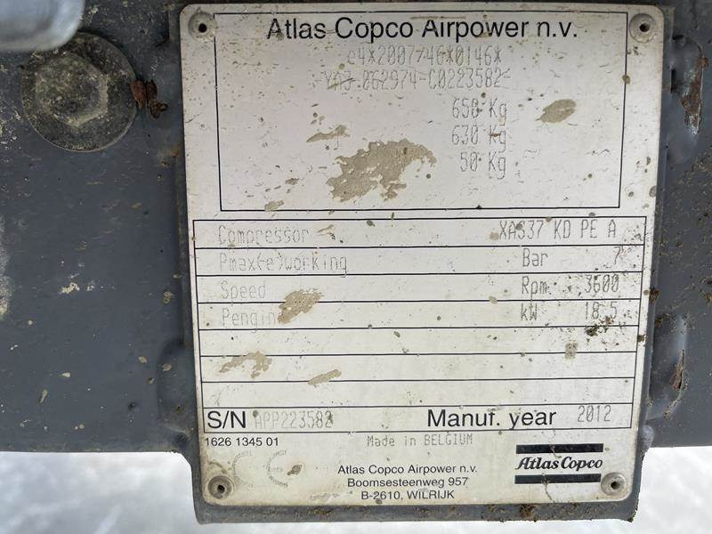 Atlas-Copco XAS 37 KD - Kompresor za vazduh: slika 5 Atlas-Copco XAS 37 KD - Kompresor za vazduh: slika 5
