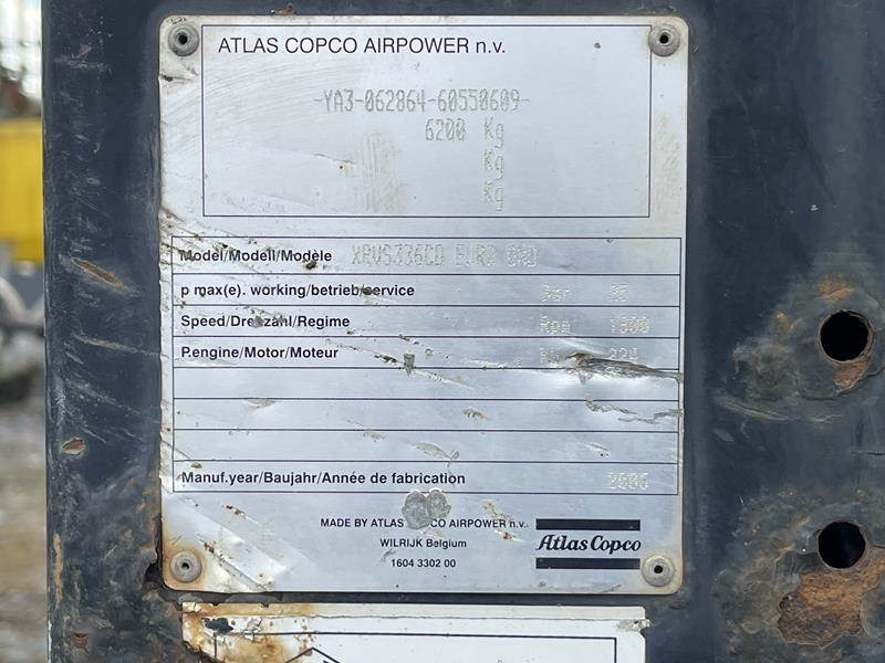 Atlas-Copco XRVS 336 CD - Kompresor za vazduh: slika 2 Atlas-Copco XRVS 336 CD - Kompresor za vazduh: slika 2